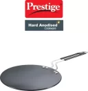 Prestige Hard Anodised Plus Aluminium Multi Tawa, 26.5cm, Black