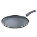 Prestige Aluminium Omega Select Plus Non-Stick Omni Tawa, 25 cm, Black Brand: Prestige