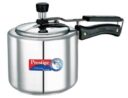 Prestige Nakshatra Cute Svachh Stainless Steel Inner Prestige Nakshatra Alpha Induction Base Stainless Steel Inner Lid Pressure Cooker, 3 Liters, Silver