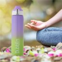 Dubblin Shade Premium Stainless Steel Double Wall Vacuum Insulated BPA Free Water Bottle, Sports Thermos Flask Keeps Hot 12 Hours, Cold 24 Hours (Green 750 ML)