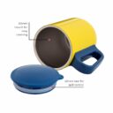 Dubblin Stainless Steel Mug Easy Grip And Closed Lid (270ml)