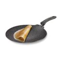 Prestige Omega Deluxe Granite Aluminium Flat Dosa Tawa, (Black, 30 cm) Aluminium