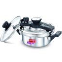 PRESTIGE CLIP ON MINI SVACHH SS SPILLAGE CONTROL PRESSURE COOKER SILVER 2 & 3 LITRE