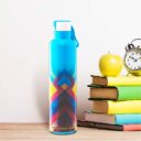 Dubblin Bang Bang Stainless Steel Double Wall Vacuum Insulated BPA Free Water Bottle with Anti Skid Bottom & Leak Proof Lid, Sports Thermos Flask Keeps Hot 12 Hours, Cold 24 Hours (Blue 900 ML) Visit the DUBBLIN Store