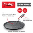 Prestige Omega Select Plus 25cm Non-Stick Square Tawa (Aluminium)