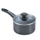 Prestige Omega Deluxe Granite Sauce Pan with Lid, 240mm