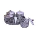 JAYPEE PLUS LUXE THE ROAYAL CRYSTAL SET 4 JARS