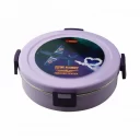 Dubblin Stainless Steel Adult And Kids Lunch Box Round (TOM)